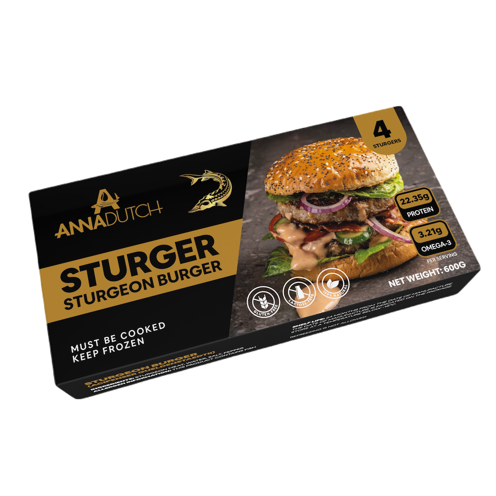 Sturgeon Burger / Acipenser Gueldenstaedtii